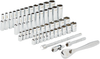 Ratchet & Socket Set, 50Pc; Kit Contents Milwaukee Tool - 71AC6386 - Newark, An Avnet Company