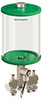 Green Color Key, Clear View Multiple Feed Electro Lubricator, 1/2 gal Pyrex Reservoir, 3 Feeds, 1/8