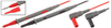 Test Lead Set, Black, Red, 1.2M, 1Kv, 10A; Test Connector Type A Multicomp Pro - 86T2027 - Newark, An Avnet Company