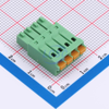 Connectors >> Spring Clamp System Terminal Block -- 15EDGKN-3.5-04P-14-00A(H) - Image