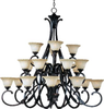 Large Chandeliers-Glass Shade - 53465 - Light Center (The)