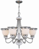 LS-18426PS/FRO Large Chandeliers-Glass Shade - 662099 - Capital Lighting, Inc.