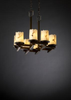 FAL-8770-12-DBRZ Mid. Chandeliers-Pillar Candle - 497869 - Capital Lighting, Inc.