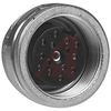 connector,circular din,male panel recept,front mt,7 silver-pltd solder contact - 70013446 - Allied Electronics, Inc.