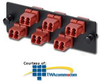 Panduit® Keyed LC Opticom Fiber Adapter Panel with 6.. - FAP6WABLDLCZ - TelephoneStuff.com