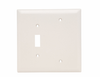Combination Wall Plate, 1 Toggle Switch & 1 Blank - TPJ113W - Legrand