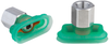 Bellows suction cup (oval) for high dynamic on curved, oily surfaced workpieces SPOB1f 35x15 SI-55 G1/8-IG -- 10.01.06.03735 - Image