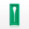 Slide Clamp, Green - 13021 - Qosina Corp.