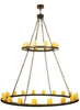 Large Chandeliers-Pillar Candle - 27943 - Light Center (The)