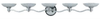 25325 Bathroom Fixtures-Five+Lights - 373528 - Capital Lighting, Inc.
