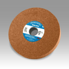 3M Scotch-Brite CP-WL Aluminum Oxide Medium Deburring Wheel - Coarse Grade - Arbor Attachment - 6 in Diameter - 1 in Center Hole - Thickness 1 in - 03263 -- 048011-03263 - Image
