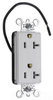 Duplex/Single Receptacle - PT26362-SCW - Legrand - Pass & Seymour