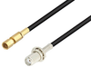 SMA Female Bulkhead to SSMC Plug Low Loss Cable 36 Inch Length Using LMR-100 Coax - PE3C4428-36 - Pasternack