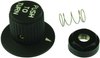 Round Skirted Knob, 6.35Mm; Shaft Type Ehc (Electronic Hardware) - 95F6978 - Newark, An Avnet Company