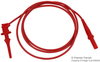 Test Lead, Red, 1.22M, 300Vrms, 5A; Test Connector Type A Pomona - 78Y6968 - Newark, An Avnet Company