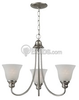 Three-Light Fluorescent Chandelier Fixture - 35939BLE-962 - bulbs.com