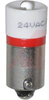Lamp, LED;T-1-3/4;Red;350mcd;Bayonet;24VAC/VDC;630nm;25mm;60degC;100000hr. - 70011839 - Allied Electronics, Inc.