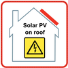 Solar Pv On Roof Warning Label, Vinyl Rohs Compliant Multicomp Pro - 41AH9891 - Newark, An Avnet Company