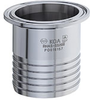 Rubber Hose Coupler Tri-Clamp x Short Hose Shank RHAS-SS Series -- RHAS-SS200 - Image