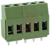 Terminal Block; 22 to 12 AWG; 5; Front;15 A; 300 V; 0.118 in.; 0.315 in. - 70077637 - Allied Electronics, Inc.