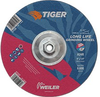 Weiler TIGER Aluminum Oxide Grinding Wheel - 9 in Diameter - Thickness 1/4 in - 57126 -- 012382-57126
