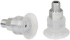 Flat suction cup (round) for careful gripping of paper, plastic film, etc. SGPN 15 SI-50 M5-AG -- 10.01.01.11980