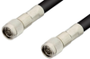 75 Ohm TNC Male to 75 Ohm TNC Male Cable 12 Inch Length Using 75 Ohm RG11 Coax, RoHS - PE35352LF-12 - Pasternack