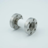 Ceramic Break, 10KV Isolation, 0.31″ Inner Dia, 1.33″ Conflat Flange - A1991-1-CF - MPF Products, INC.