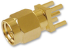 Rf / Coaxial Connector, Sma Coaxial, Straight Plug, Through Hole Vertical, 50 Ohm Rohs Compliant Amphenol Rf - 51Y5207 - Newark, An Avnet Company