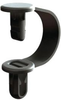 Cable Hanger, Push In, Nylon 6.6, Black; Cable Clamp / Clip Type Essentra Components - 66AJ3253 - Newark, An Avnet Company