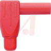 Plug; Banana Plug; 20 A; Red; Nickel Plated Brass; 1000; 55 degC; Lucel; 1.24 i - 70197116 - Allied Electronics, Inc.