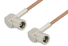 SMB Plug Right Angle to SMB Plug Right Angle Cable 24 Inch Length Using RG178 Coax - PE33350-24 - Pasternack