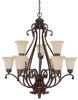3019WB-252 Mid. Chandeliers-Glass Up - 782585 - Capital Lighting, Inc.