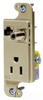 Datacommunication Face Plate with Jack - RJ650ITR - Hubbell Incorporated