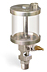 (Formerly B1876-6), Single Feed Manual Lubricator, 5 oz Acrylic Reservoir, 3/8” Male NPT - B1876-005A13B1W - Oil-Rite Corp.