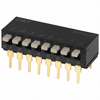 SWITCH PIANO DIP SPST 100MA 5V -- 174-BPA08B - Image