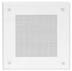 Grille-4in Speaker, Steel, Screw Mount, 7in Sq, White - SG-4 - Visual Sound, Inc.