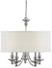 3915PN-455 Mid. Chandeliers-Drum Shades - 429933 - Capital Lighting, Inc.