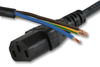 Power Cord, Iec Socket, 3.5M, 10A, Black; Connector Type A Volex - 93K1399 - Newark, An Avnet Company