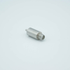 SMA Coaxial Feedthrough, 1 Pin, Grounded Shield, 0.373″ Dia SS Weld Adapter, Without Air-side Connector - A0660-2-W - MPF Products, INC.