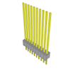 Headers, Male Pins - 612-HTMS-110-60-G-S-ND - DigiKey
