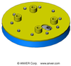 Large Vacuum Pads with Bolt-On Seals -- VP145Q - Image
