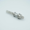 Thermocouple Feedthrough, Type K, 5 Pairs, 1.18″ QF / KF Flange - A0425-9-QF - MPF Products, INC.