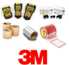 3M Black on White Polyolefin Thermal Transfer Continuous Thermal Transfer Printer Label Cartridge - 1 in Width - 5 ft Length - 59375 - 051128-59375 - R. S. Hughes Company, Inc.