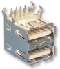 Usb Stacked, 2.0 Type A, 2Port, R/a; Usb Connector Type Multicomp Pro - 63W2235 - Newark, An Avnet Company