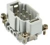 Heavy Duty Insert, Plug, 6 Pos, 16A Rohs Compliant Multicomp Pro - 78AH7376 - Newark, An Avnet Company