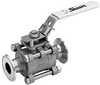High Purity Tube Full Port Ball Valve -- Model 1/2