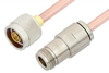 N Male to N Female Cable 12 Inch Length Using RG401 Coax - PE3979-12 - Pasternack