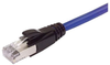Plenum Rated Shielded Category 6a Cable, RJ45/RJ45, 23AWG Solid, Blue, 75.0ft - TAA00006-75F - MilesTek Corporation