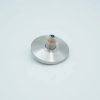 Microdot Coaxial Feedthrough, 1 Pin, Grounded Shield, 1.18″ QF / KF Flange - A1649-1-QF - MPF Products, INC.